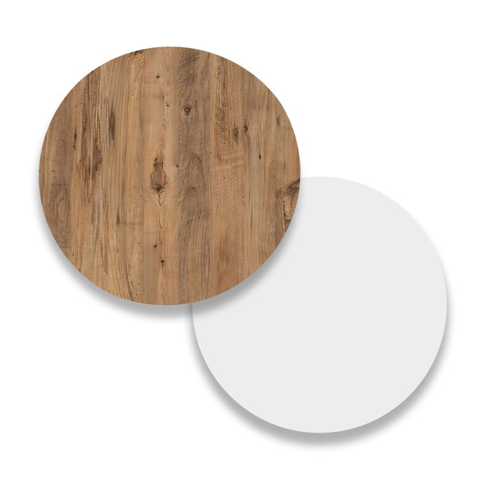 Hanah Home Estantería para Baño Lun1-Aw Pino Atlántico y Blanco